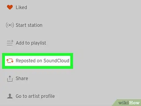 Image titled Delete a Repost on Soundcloud on iPhone or iPad Step 7