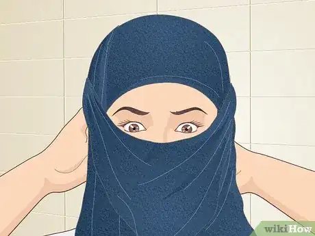 Image titled Cover Your Face with a Hijab Step 8