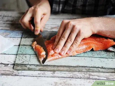 Image titled Prepare Salmon for Sushi Step 18