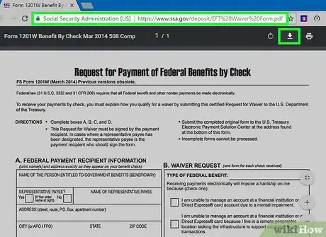 Image titled Change Social Security Direct Deposit Step 10