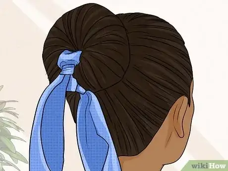 Image titled Tie a Scarf in Your Hair Step 9