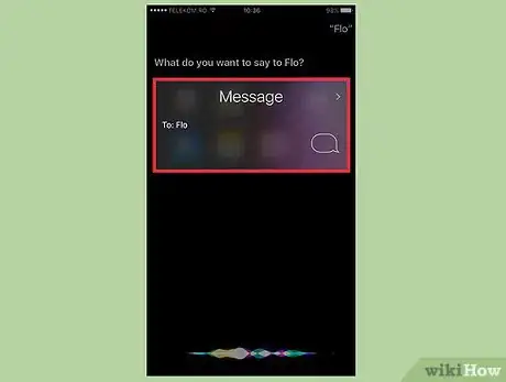 Image titled Text by Talking with Siri Step 3