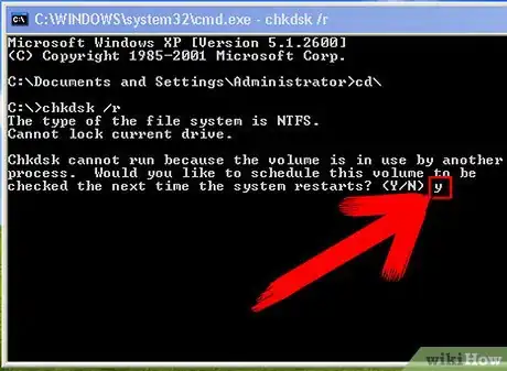 Image titled Run a Chkdsk Function on Windows XP Step 11