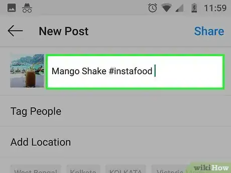 Image titled Write a Caption on Instagram Step 6