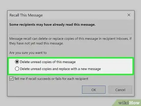 Image titled Recall an Email in Outlook Step 6