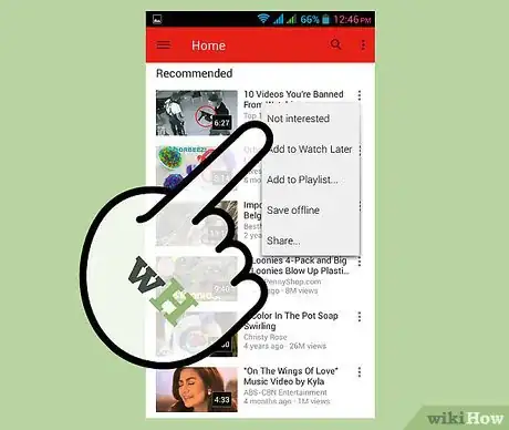 Image titled Delete Recommended Videos of YouTube in Android Step 6