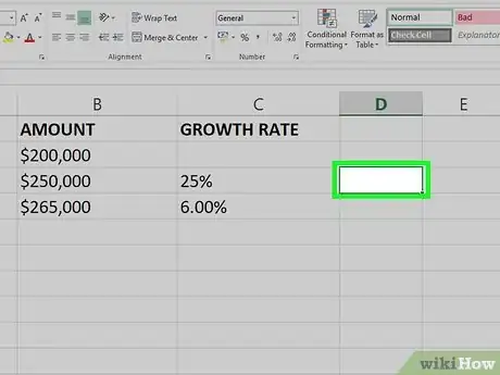 Image titled Calculate Average Growth Rate in Excel Step 9