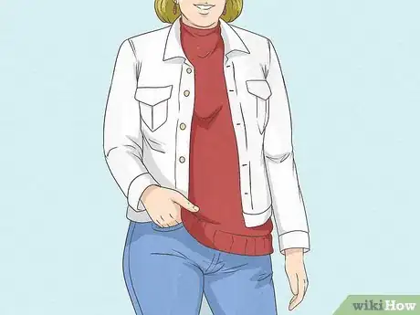 Image titled Style a White Jean Jacket Step 4