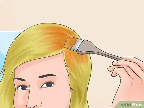 Image titled Correct Orange Roots when Bleaching Hair Blonde Step 4