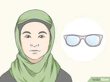 Image titled Wear a Hijab with Glasses Step 4