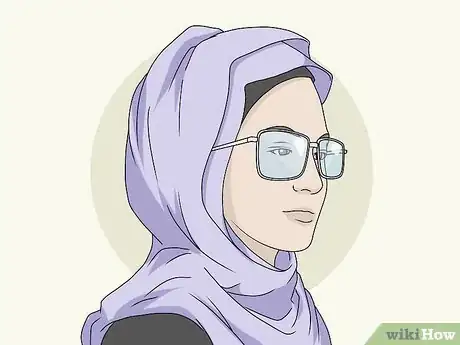 Image titled Wear a Hijab with Glasses Step 2