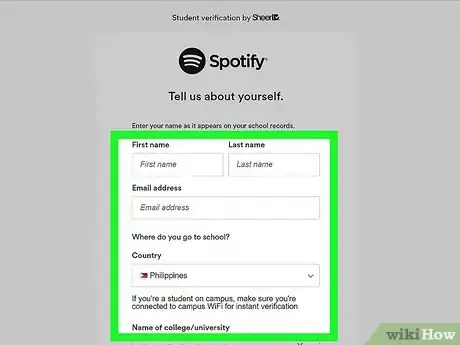 Image titled Get a Student Discount on Spotify Step 9