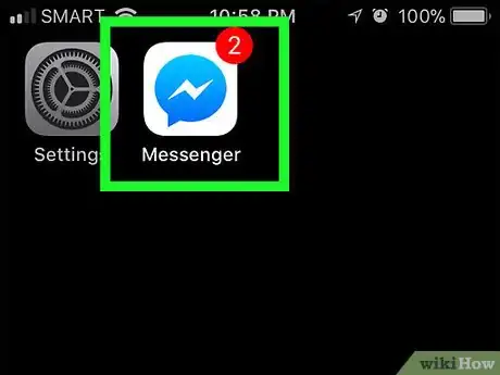 Image titled Scan a QR Code on Facebook Messenger Step 1