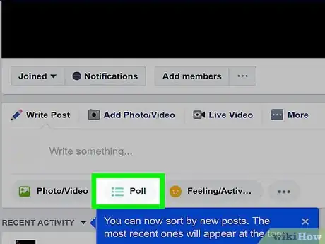Image titled Ask a Question on Facebook Step 5