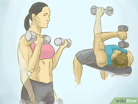 Image titled Work out With Dumbbells Step 2