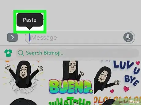 Image titled Send Bitmoji in Text on iPhone or iPad Step 8