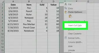 Move Columns in Excel