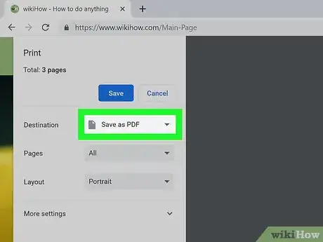 Image titled Save a Web Page as a PDF in Google Chrome Step 5