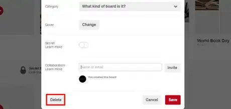 Image titled Delete a Board on Pinterest.png