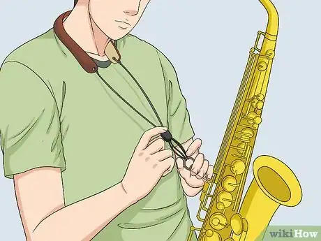 Image titled Hold a Saxophone Step 3