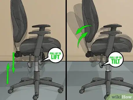 Image titled Adjust Office Chair Height Step 1