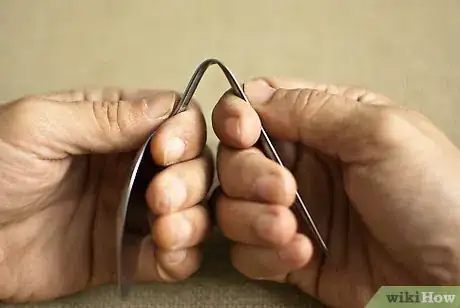 Image titled Make Hooks and Hangers from Old Cutlery Step 7
