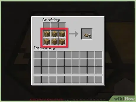 Image titled Make a Trapdoor in Minecraft Step 2