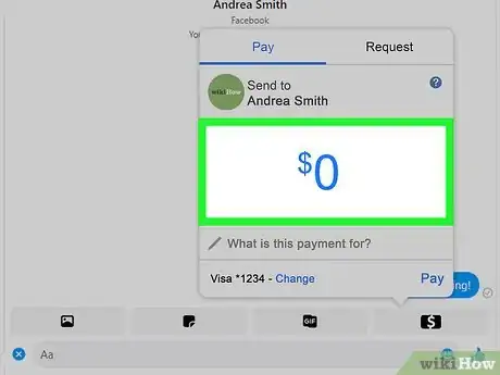 Image titled Send and Request Money with Facebook Messenger Step 17
