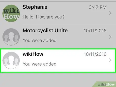 Image titled Invite Users to a Group Chat on WhatsApp Step 2