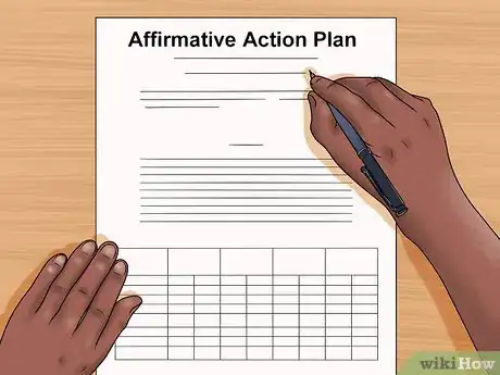 Image titled Write an Affirmative Action Plan Step 11