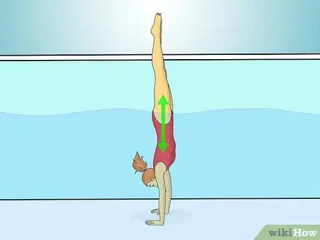 Image titled Do a Handstand in the Pool Step 5
