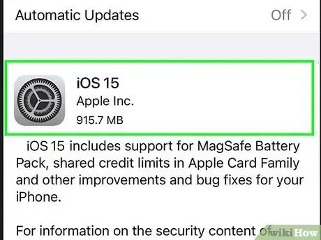 Image titled Update Your iPhone 6s to iOS 15 Step 5