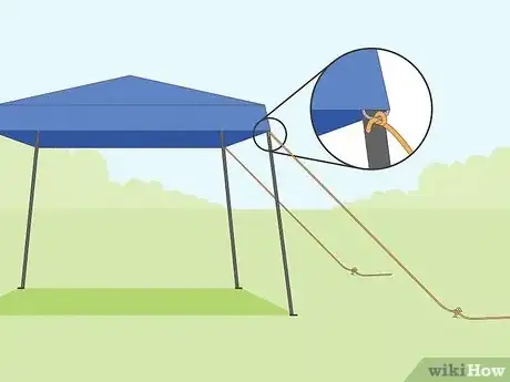 Image titled Tie Down a Canopy Tent Step 3