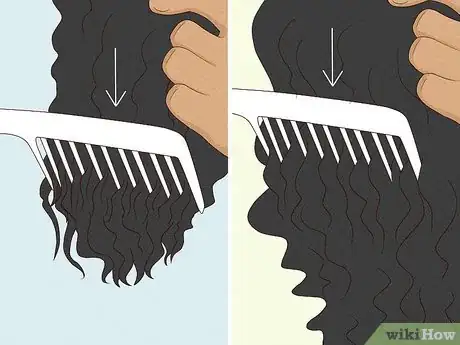 Image titled Comb Curly Hair Step 4