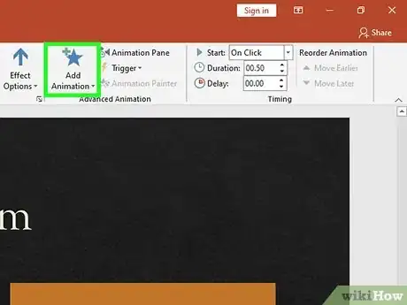 Image titled Add Animation Effects in Microsoft PowerPoint Step 5