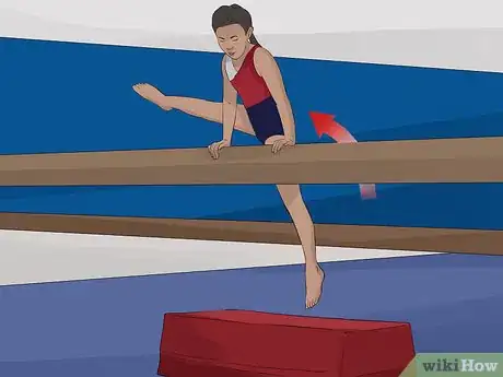 Image titled Walk on a Gymnastics Balance Beam Step 3