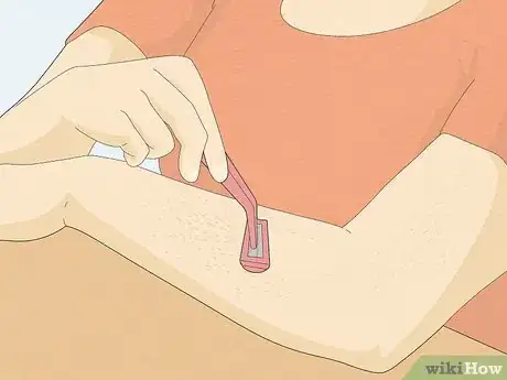 Image titled Make Arm Hair Thinner Step 1