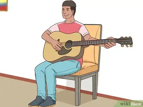 Image titled Use Good Guitar Posture Step 1