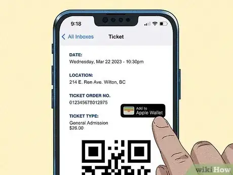 Image titled Add a Ticket to an Apple Wallet Step 2