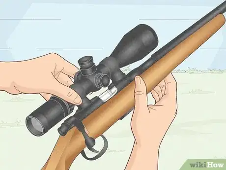 Image titled Use Adjustable Objective Rifle Scopes Step 1