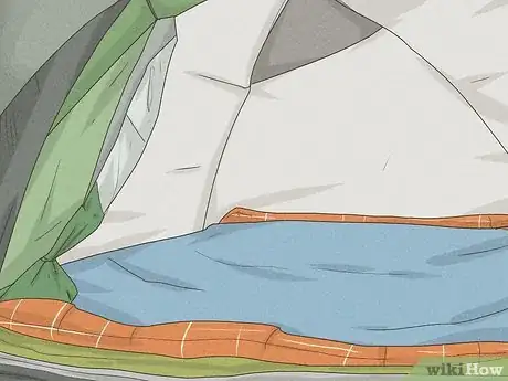 Image titled Keep a Tent Warm in Winter Step 1