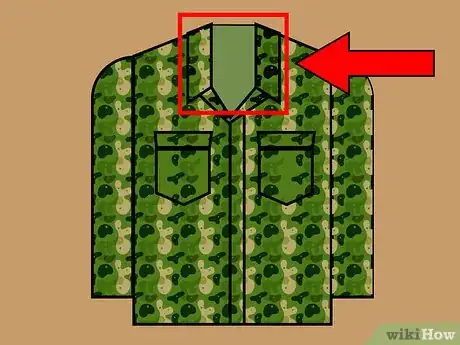 Image titled Fold Army Combat Uniforms Step 3