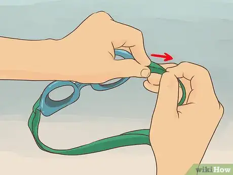 Image titled Replace a Goggle Strap with a Bungee Step 2