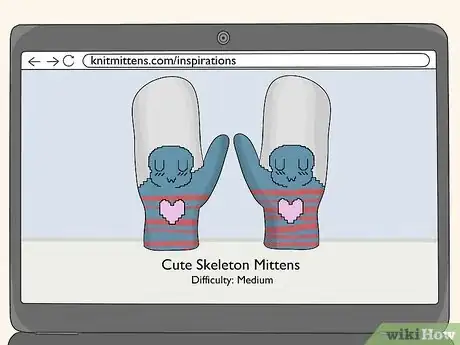 Image titled Knit Mittens Step 1
