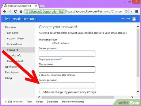 Image titled Change MSN Password Step 6
