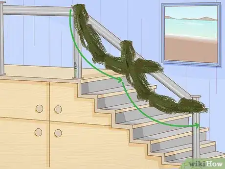 Image titled Hang Garland on Stairs Step 2