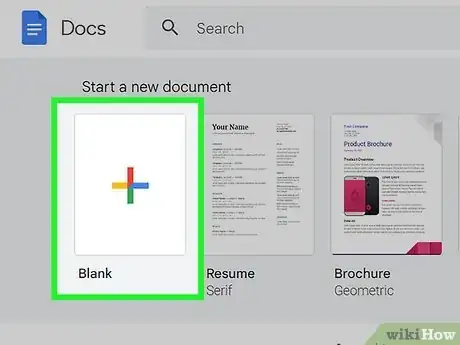 Image titled Make a Resume on Google Docs Step 7