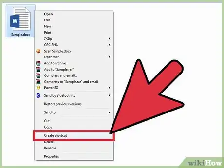 Image titled Create a Desktop Shortcut Step 7