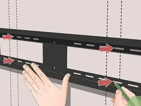 Image titled Install a Flat Panel TV on a Wall With No Wires Showing Step 4