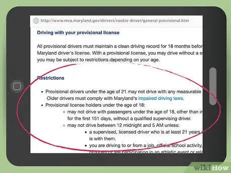 Image titled Obtain Your Driver's License in Maryland Step 12